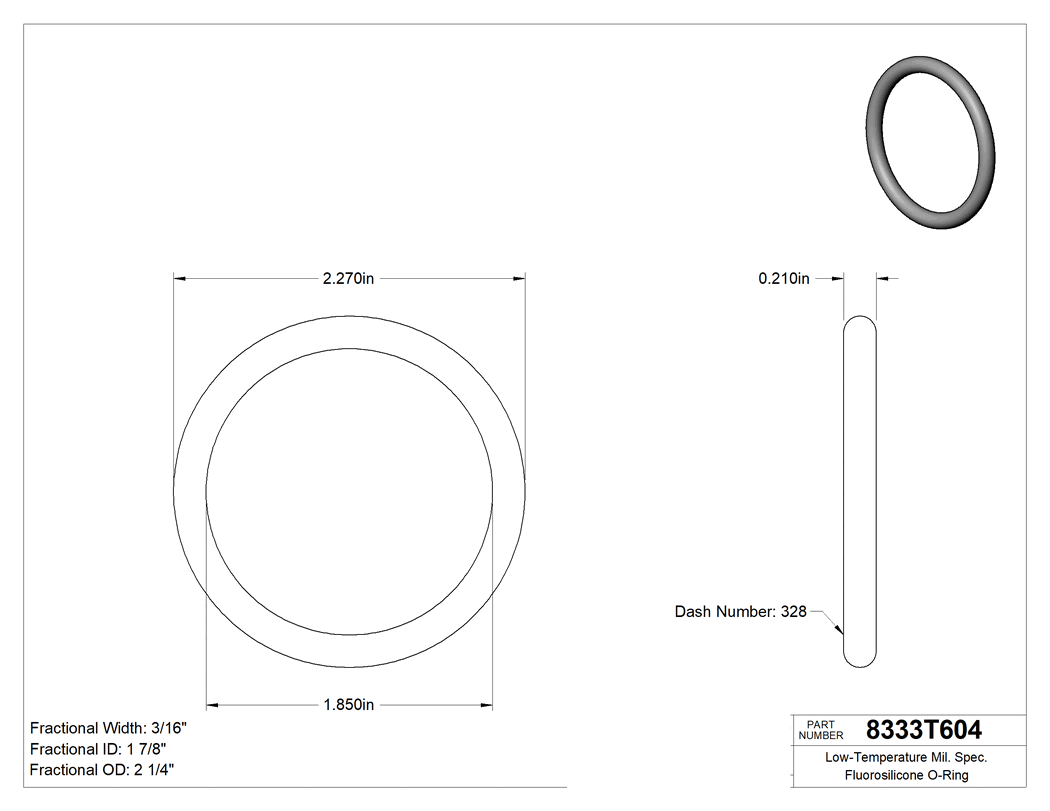 Technical drawing - 8333T604